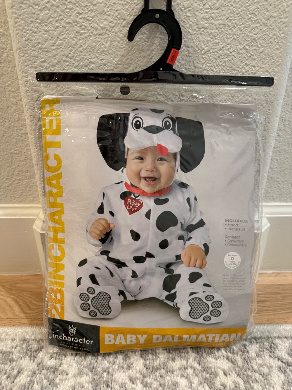 Baby Dalmatian Halloween Costume - White & Black